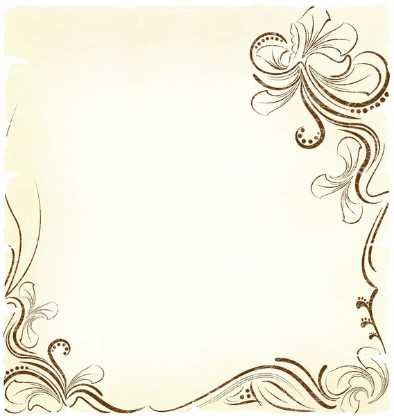 Marco decorativo del ornamento — Archivo Imágenes Vectoriales