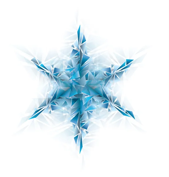 Copo de nieve, símbolo de invierno — Archivo Imágenes Vectoriales