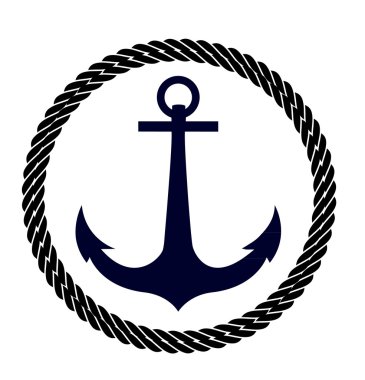 gemi çapa ipi ile simgesi