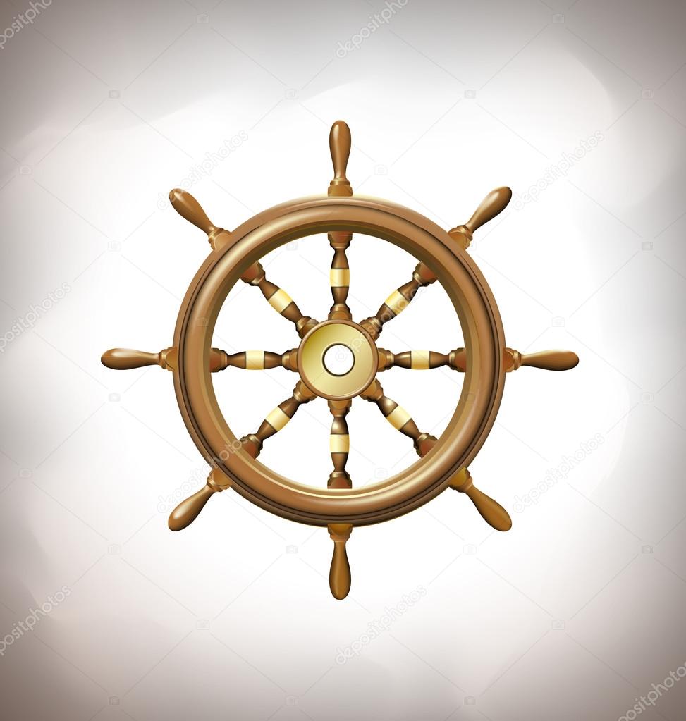 Marine steering wheel sign Stock Vector Image by ©Anna_Maximenko 83990520