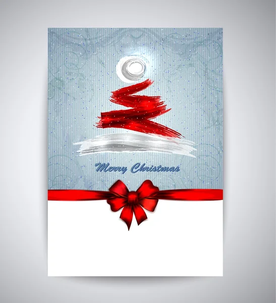 Santa Claus şapka şenlikli bir Noel ağacı şeklinde. A4