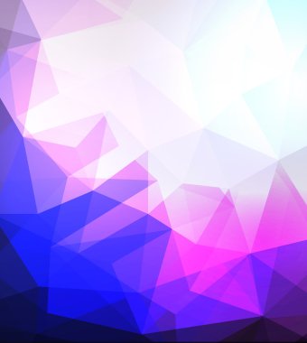 triangular background with light pink and blue  colors clipart