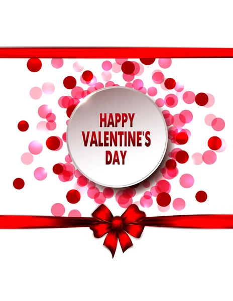 Текст привітання на день Святого Валентина. вектор любов фону — стоковий вектор