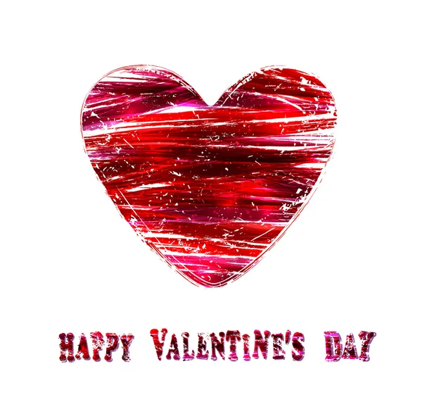 Текст привітання на день Святого Валентина. вектор любов фону — стоковий вектор