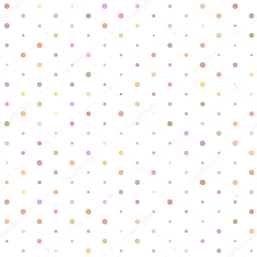 Seamless pattern with polka dots