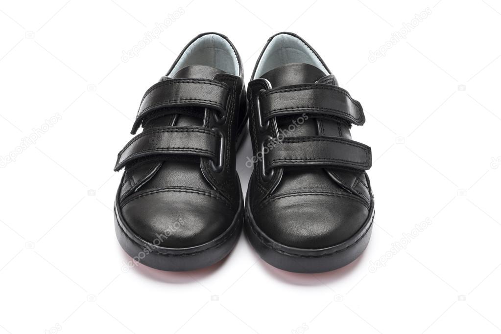 boys school shoes black