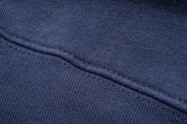 Mavi kumaş dikiş renk örneği