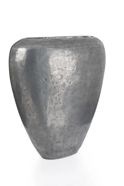 Corte de vaso cinza plano — Fotografia de Stock