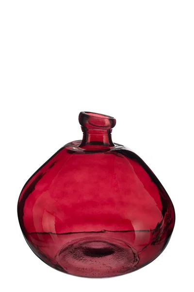 Jarrón de botella vacío, rojo, en forma de pera — Foto de Stock
