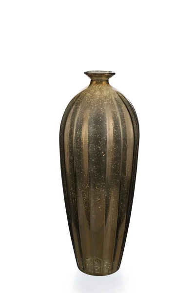 Vaso de vidro de mercúrio de ouro vazio — Fotografia de Stock