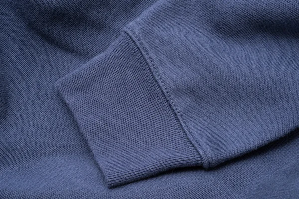 Manga de sudadera azul — Foto de Stock
