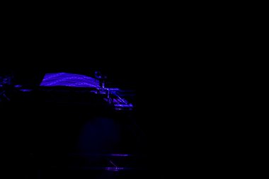 Renkli lazer disko ışık