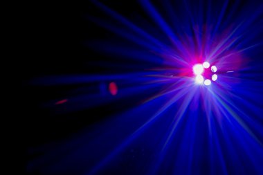 mavi renkli disko ışık ışık milleri