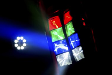 Hareketli disko ışık efekti