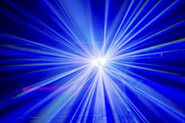 Disko ışık gelen ışık ışınları