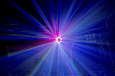 parlak disko ışığı