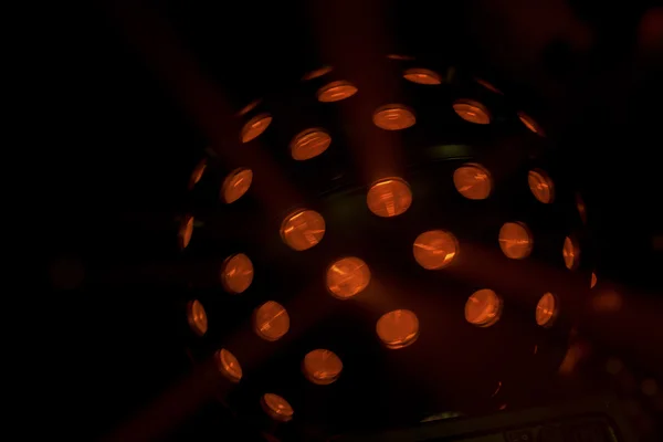 Rote Disco-Lightball — Stockfoto