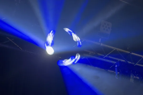 Spinning disco light effect — Stock Photo, Image