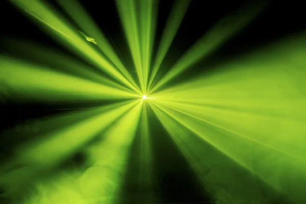 Ενιαία λαμπρά χρωματισμένα πράσινο φως ντίσκο — Φωτογραφία Αρχείου