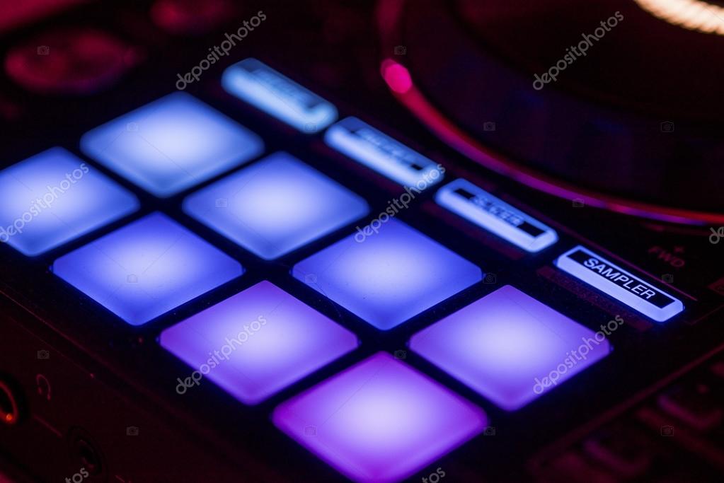 dj decks control panel