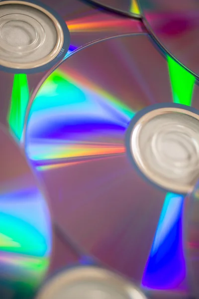 Compact Disc Laid Flat con lato lucido — Foto Stock