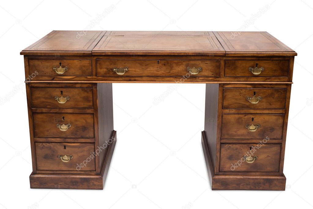 Old Fashioned Office Desk A Huge Antique Office Desk Stock