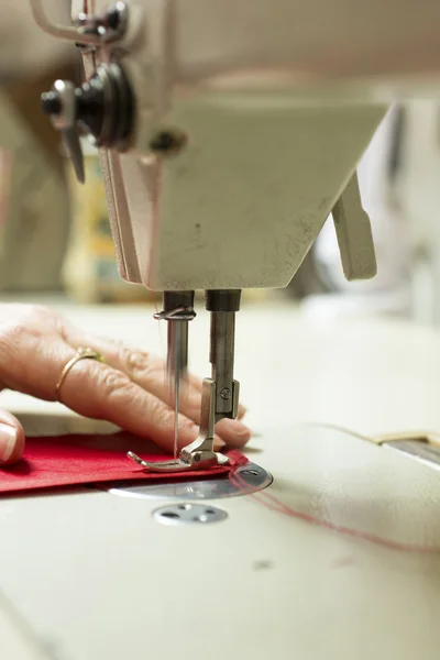 Motion Blur of Sewing Machine Needle Stitching Cloth — Φωτογραφία Αρχείου