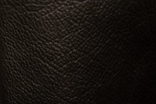 Schwarzes Leder aus nächster Nähe — Stockfoto