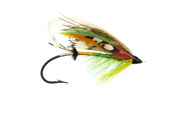 Green Highlander Salmon Fly — Stock Photo, Image