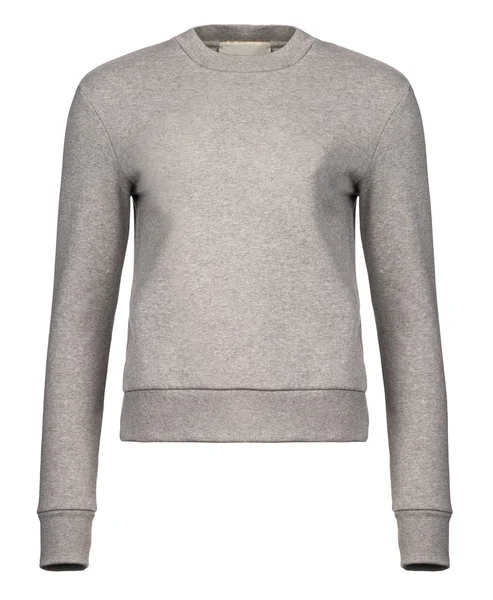 Corte de camisola das senhoras cinza claro liso no invisível Mann — Fotografia de Stock