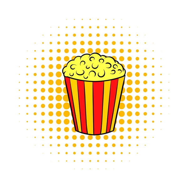 Popcorn-Comicfigur — Stockvektor