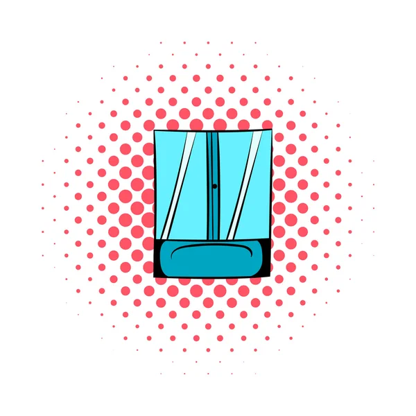 Shower comics icon — Stockvector