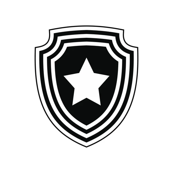 Icône badge américain — Image vectorielle