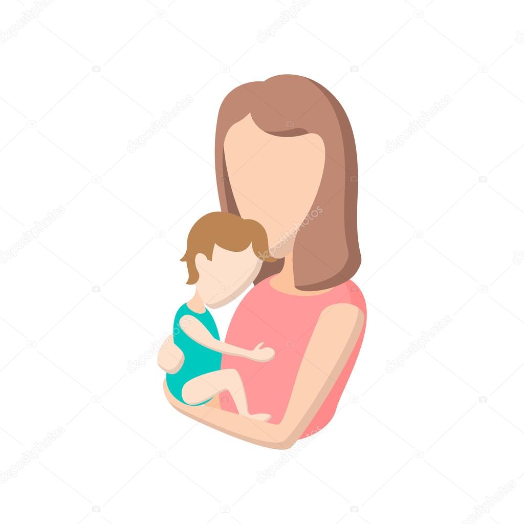 Young Mother Holding Her Baby Cartoon Icon Vector Image By C Juliarstudio Vector Stock Young Mother Holding Her Baby Cartoon Icon Vector Image By C Juliarstudio Vector Stock