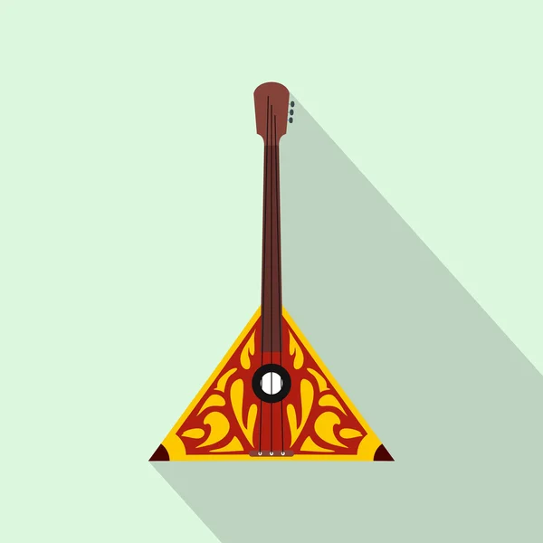 Icono de Balalaika, estilo plano — Vector de stock