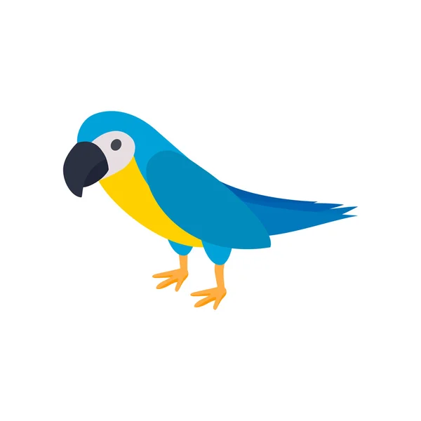 Икона попугая Блай Бразилия, изометрический 3d стиль — стоковый вектор