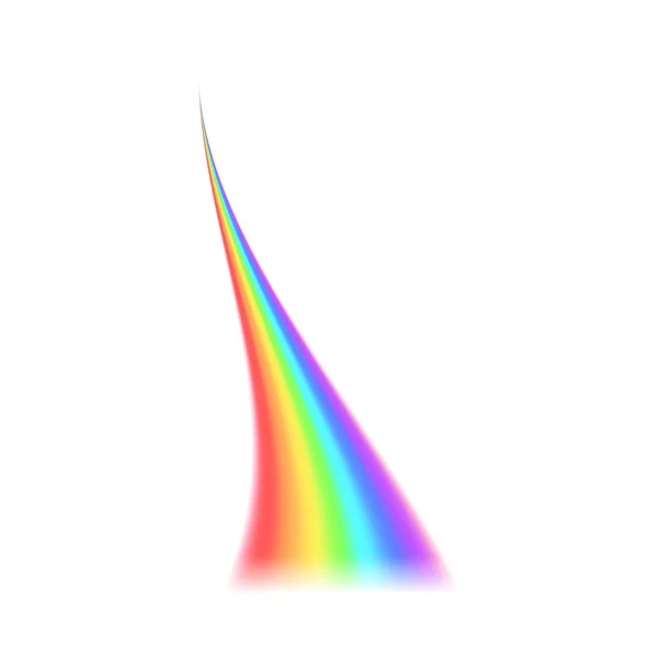 Regenbogen-Ikone, realistischer Stil — Stockvektor