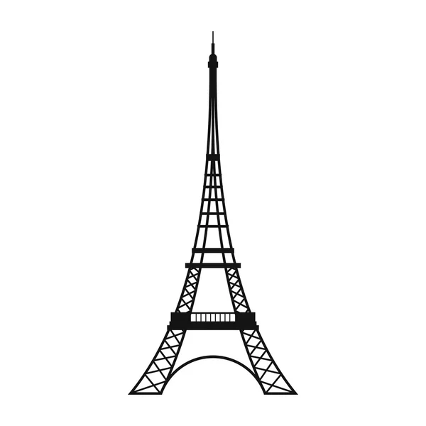Eiffel Tower icon, simple style — Stock Vector