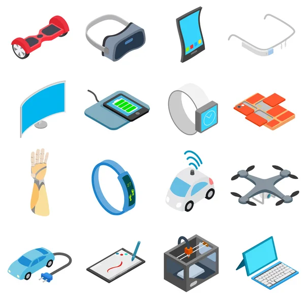 New technology icons set — Stock Vector