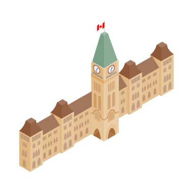 Parliament Buildings, Ottawa icon clipart