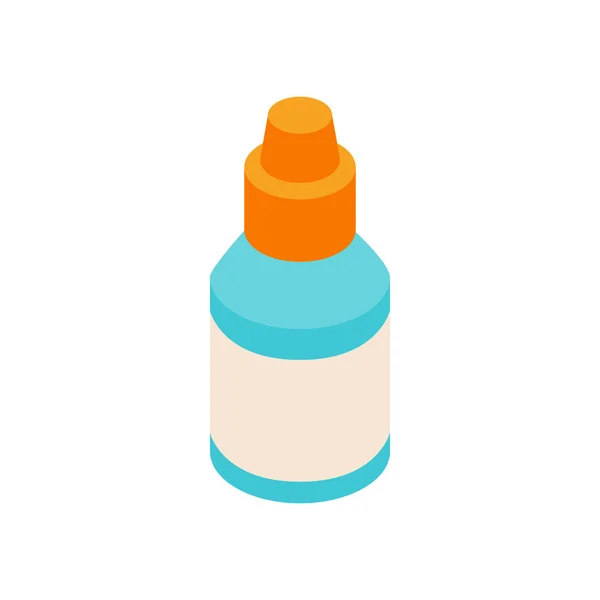 Icono de botella de recarga. estilo isométrico 3d — Vector de stock