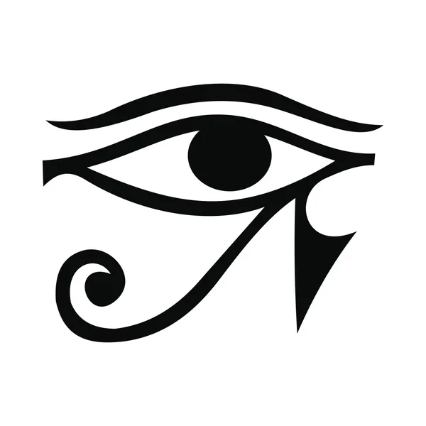 Icona Eye of Horus, stile semplice — Vettoriale Stock