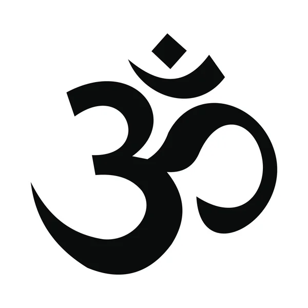 Hindu om Symbol-Symbol, einfacher Stil — Stockvektor