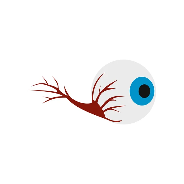 Eyeball icon flat — Stock Vector