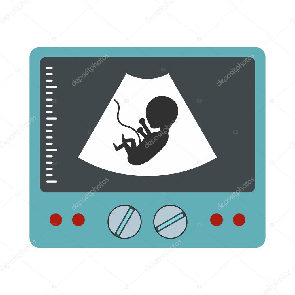 Ultrasound fetus icon