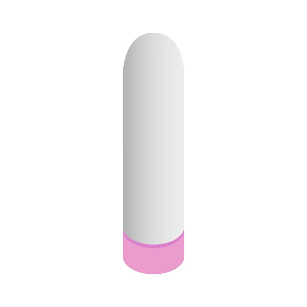 Rezgő sex toy ikon, izometrikus 3D-s stílus — Stock Vector