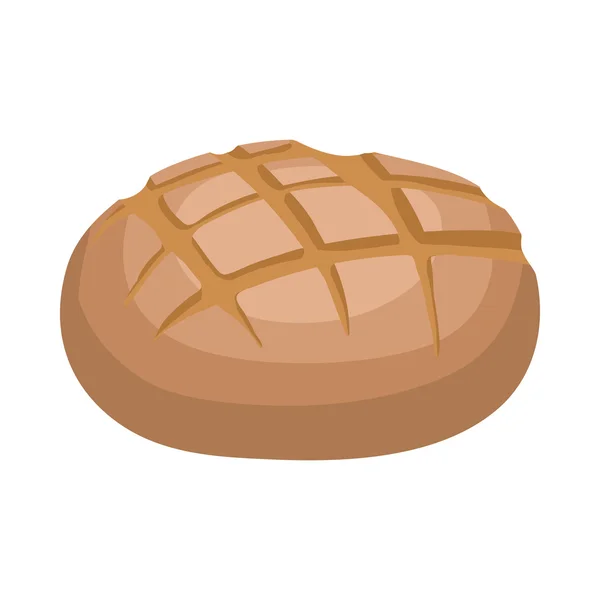 Reye bread icon, cartoon style — стоковый вектор