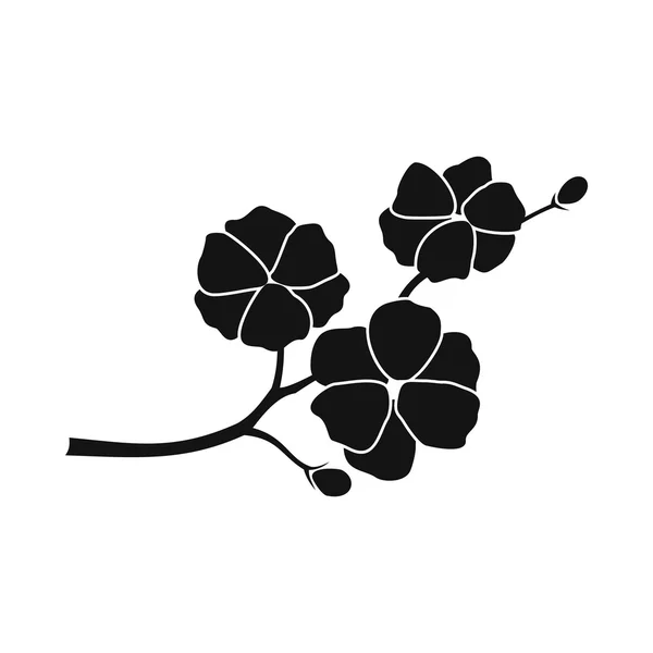 Icône Sakura, style simple — Image vectorielle