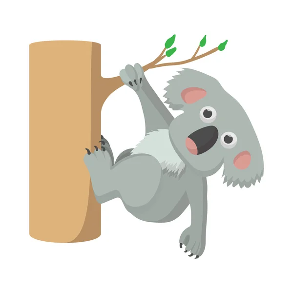 Koala icon, cartoon style — Stock Vector