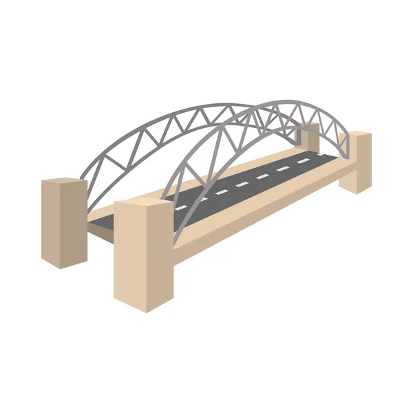 Sydney Harbour Bridge icona, stile cartone animato — Vettoriale Stock